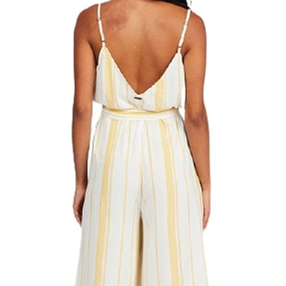 Billabong White and Yellow Striped Romper - Picture 12 of 12